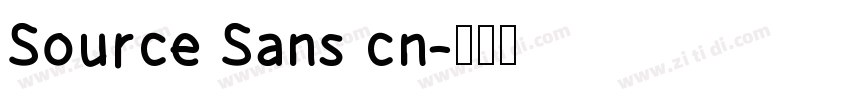 Source Sans cn字体转换 Source Sans cn字体转换